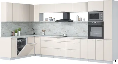 

Кухонный гарнитур, Мила Лайт 1.896х3.88