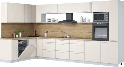 

Кухонный гарнитур, Мила Лайт 1.896х3.88