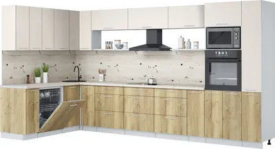 

Кухонный гарнитур, Мила Лайт 1.896х3.88