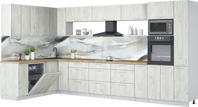 

Кухонный гарнитур, Мила Лайт 1.896х3.88