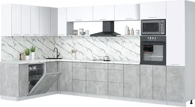 

Кухонный гарнитур, Мила Лайт 1.896х3.78