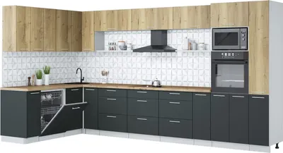 

Кухонный гарнитур, Мила Лайт 1.896х3.88