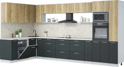 

Кухонный гарнитур, Мила Лайт 1.896х3.88