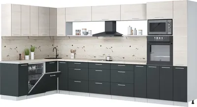 

Кухонный гарнитур, Мила Лайт 1.896х3.88