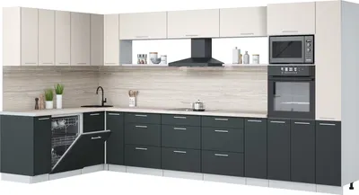 

Кухонный гарнитур, Мила Лайт 1.896х3.88