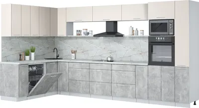 

Кухонный гарнитур, Мила Лайт 1.896х3.88