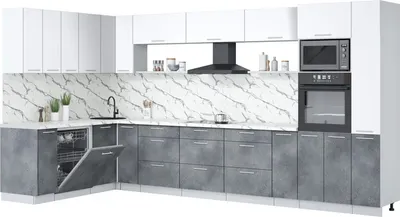 

Кухонный гарнитур, Мила Лайт 1.896х3.88