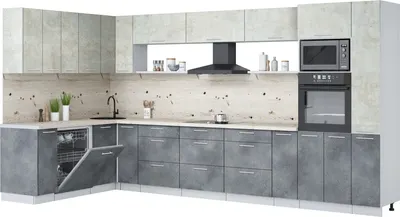 

Кухонный гарнитур, Мила Лайт 1.896х3.88