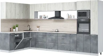 

Кухонный гарнитур, Мила Лайт 1.896х3.88