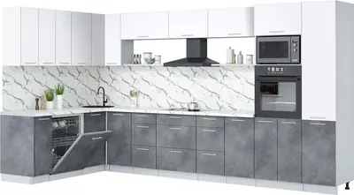 

Кухонный гарнитур, Мила Лайт 1.896х3.78