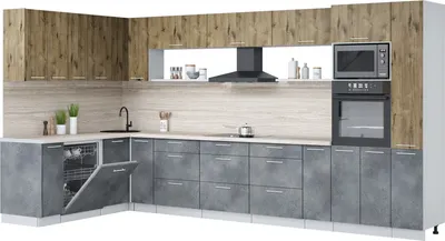 

Кухонный гарнитур, Мила Лайт 1.896х3.88