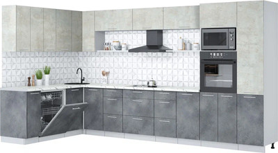 

Кухонный гарнитур, Мила Лайт 1.896х3.78