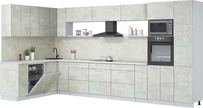 

Кухонный гарнитур, Мила Лайт 1.896х3.98