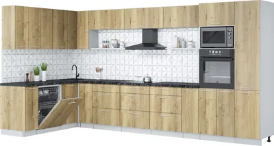 

Кухонный гарнитур, Мила Лайт 1.896х3.98