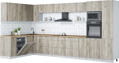 

Кухонный гарнитур, Мила Лайт 1.896х3.98