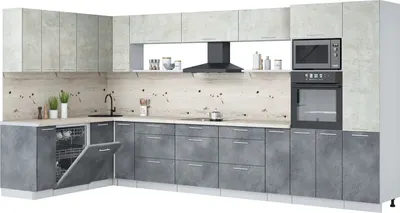 

Кухонный гарнитур, Мила Лайт 1.896х3.98