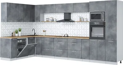 

Кухонный гарнитур, Мила Лайт 1.896х3.98