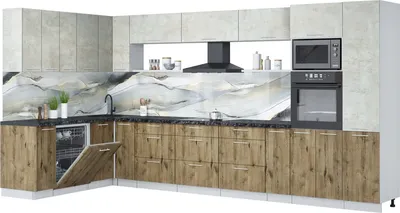 

Кухонный гарнитур, Мила Лайт 1.896х3.98