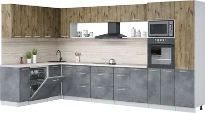 

Кухонный гарнитур, Мила Лайт 1.896х3.78