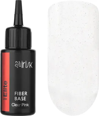 

База для гель-лака, Elite Fiber Base армирующая тон 01 Clear Pink