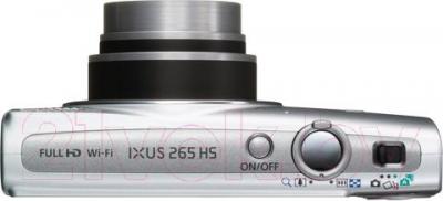 Компактный фотоаппарат Canon IXUS 265 HS (серебристый) - вид сверху