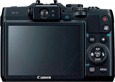 Компактный фотоаппарат Canon PowerShot G16 (Black) - вид сзади