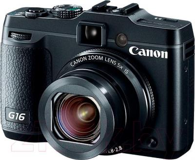Компактный фотоаппарат Canon PowerShot G16 (Black) - общий вид