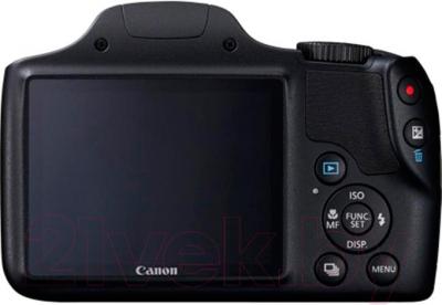 Компактный фотоаппарат Canon PowerShot SX520 HS (Black) - вид сзади