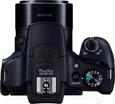 Компактный фотоаппарат Canon PowerShot SX60 HS - вид сверху