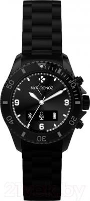 Умные часы MyKronoz ZeClock (черный) - фронтальный вид