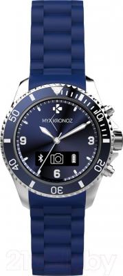 Умные часы MyKronoz ZeClock (синий) - фронтальный вид