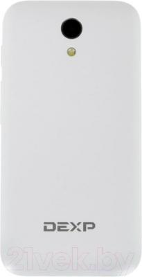 Смартфон DEXP Ixion E 4" (белый) - вид сзади