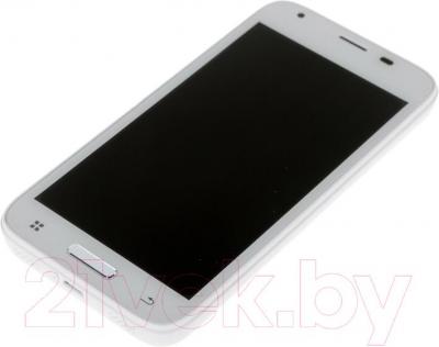 Смартфон DEXP Ixion ES 4.5" (белый) - вид лежа