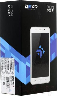 Смартфон DEXP Ixion MS 5" (белый) - упаковка