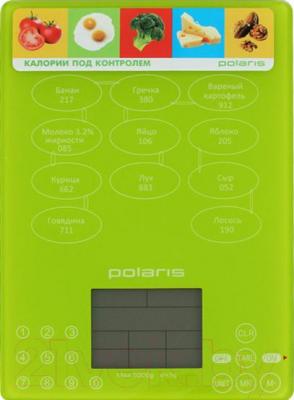 Кухонные весы Polaris PKS 0524DGN (зеленый) - общий вид