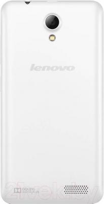 Смартфон Lenovo A319i Music (белый) - вид сзади