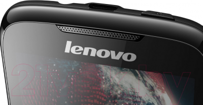 Смартфон Lenovo A369i (черный) - верхняя часть