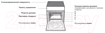 Плита электрическая Hotpoint-Ariston H6VMH60A (A) UA