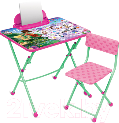 Комплект мебели с детским столом Ника Д3Ф1 Феи. Азбука