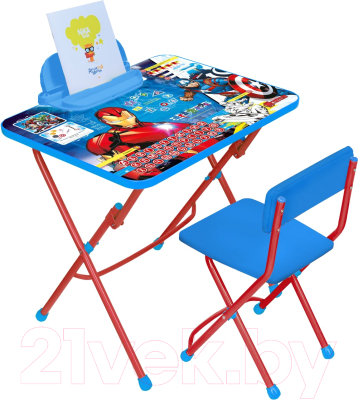 Комплект мебели с детским столом Ника Д3А Marvel 3 Мстители