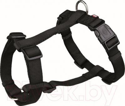 Шлея Trixie Premium H-harness 20331 (S-М, черный) - общий вид