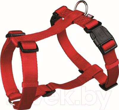 Шлея Trixie Premium H-harness 20343 (М-L, красный) - общий вид