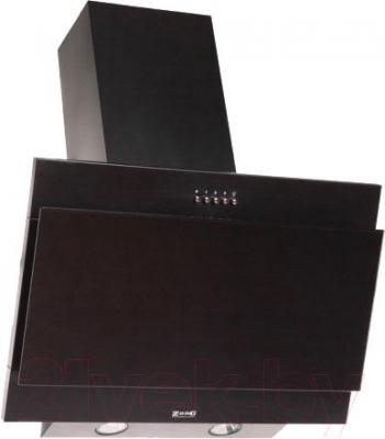 Вытяжка наклонная ZORG Lana 750 (60, черный) - общий вид