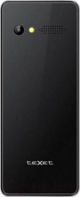 Мобильный телефон Texet TM-D225 (черный) - вид сзади