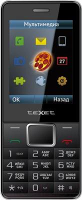 Мобильный телефон Texet TM-D225 (черный) - общий вид