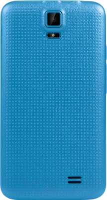 Смартфон Texet X-mini / TM-3504 (голубой) - вид сзади