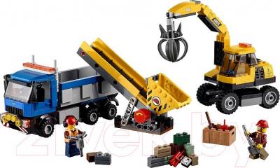 Конструктор Lego City Экскаватор и грузовик (60075) - общий вид