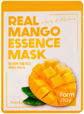 Маска для лица тканевая FarmStay С экстрактом манго (23мл)