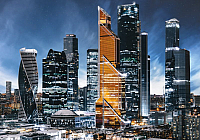 

Фотообои листовые Твоя планета, Люкс Москва-сити