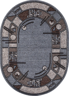 

Ковер, Sierra ALBINA-3-OVAL-BLUE-BROWN-2